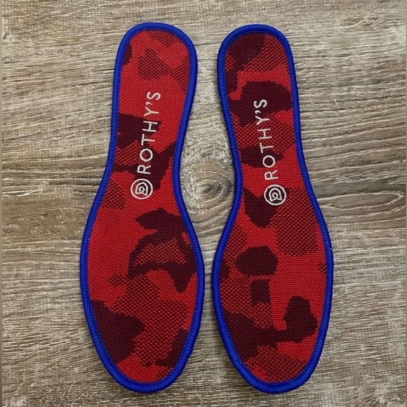 ROTHYS Red Camouflage  Round Toe Loafer Flats - Picture 6 of 9